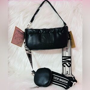 STEVE MADDEN Black Bcarmela Crossbody Bag